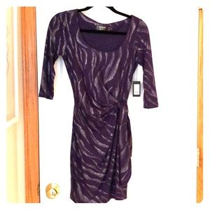 GUESS purple/silver dress